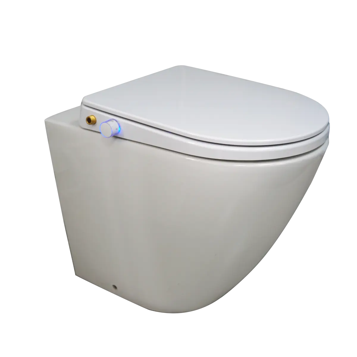 Bidet toilet seat attachment heated